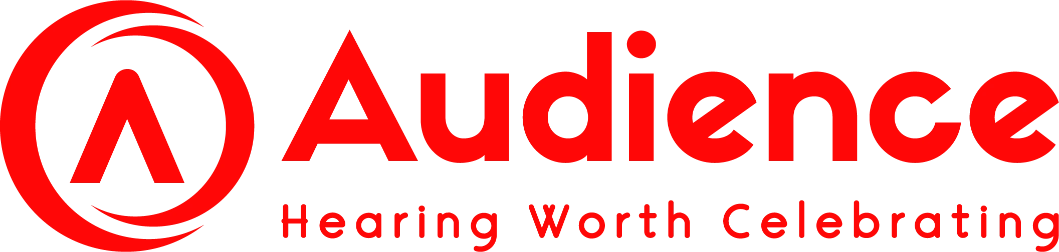 Logo of Audience Hearing, a premier hearing clinic specializing in hearing aids, assistive listening devices, custom ear plugs, and comprehensive auditory services including hearing tests, pre-employment screening, tinnitus solutions, and hearing screenings.